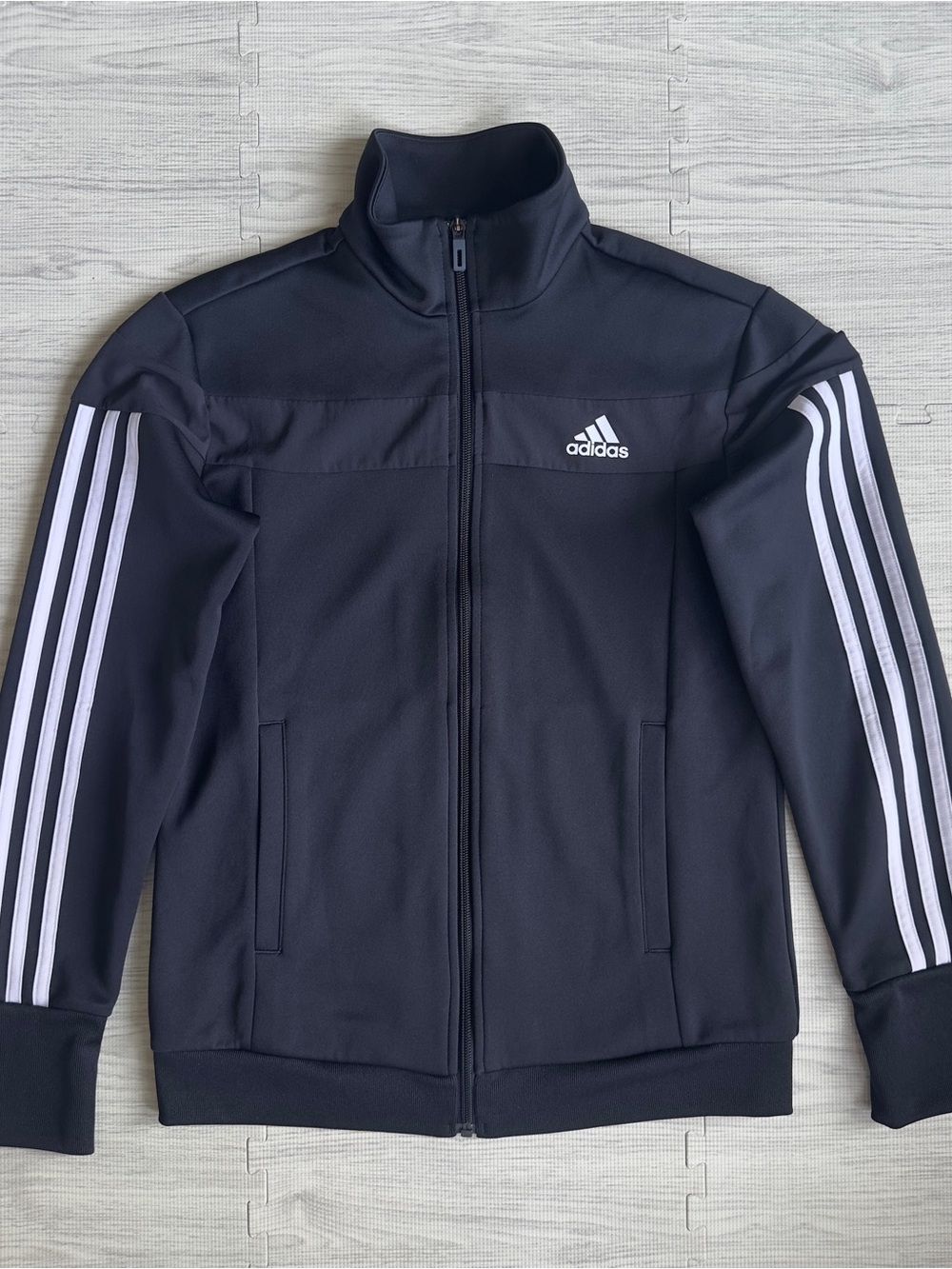Adidas Track Jacket with Signature 3-Stripes